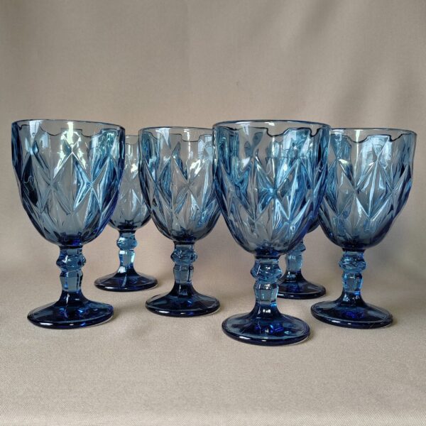 Set de copas Azules